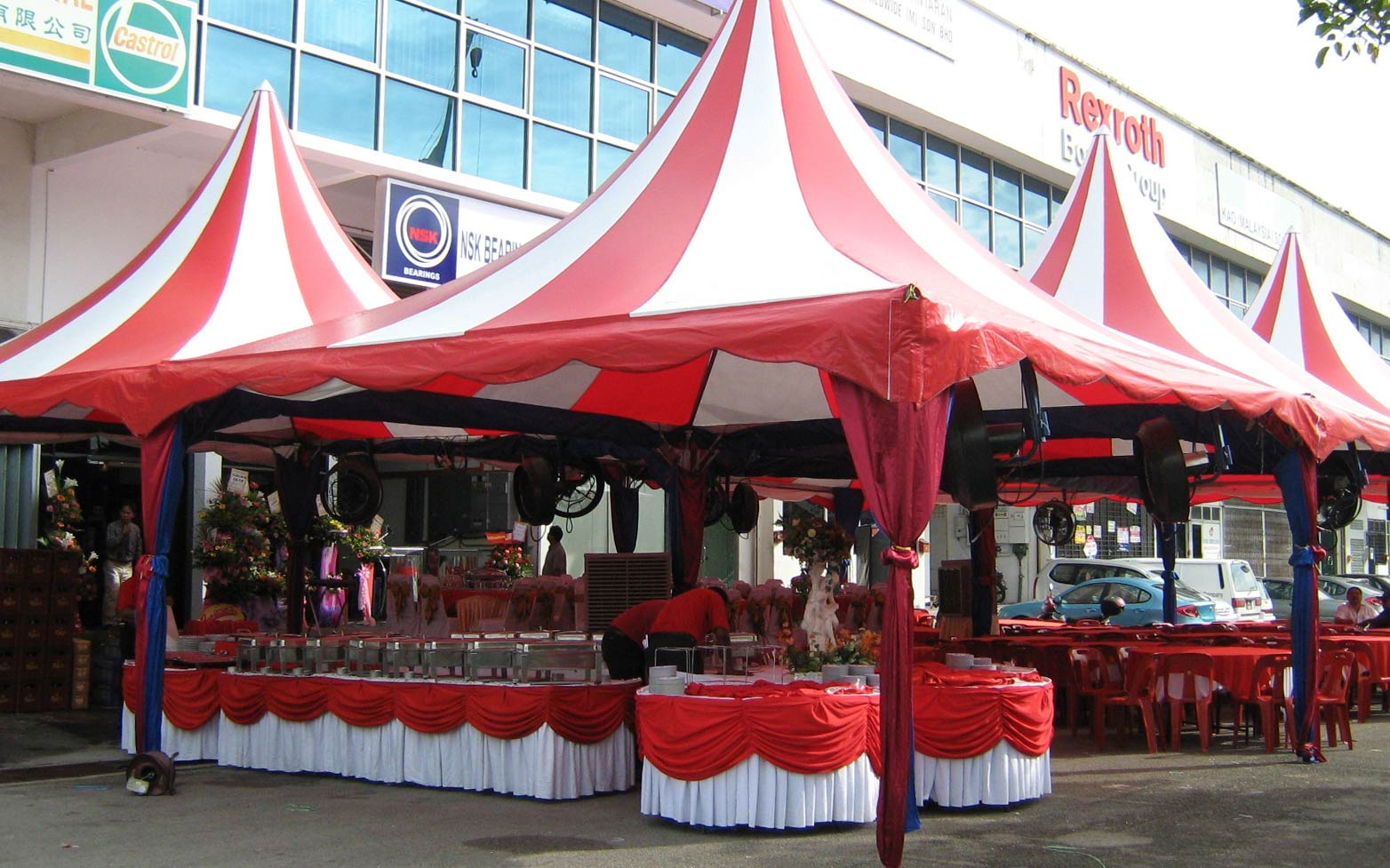 Arabian tent installation