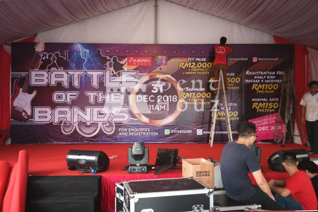 Event backdrop wall